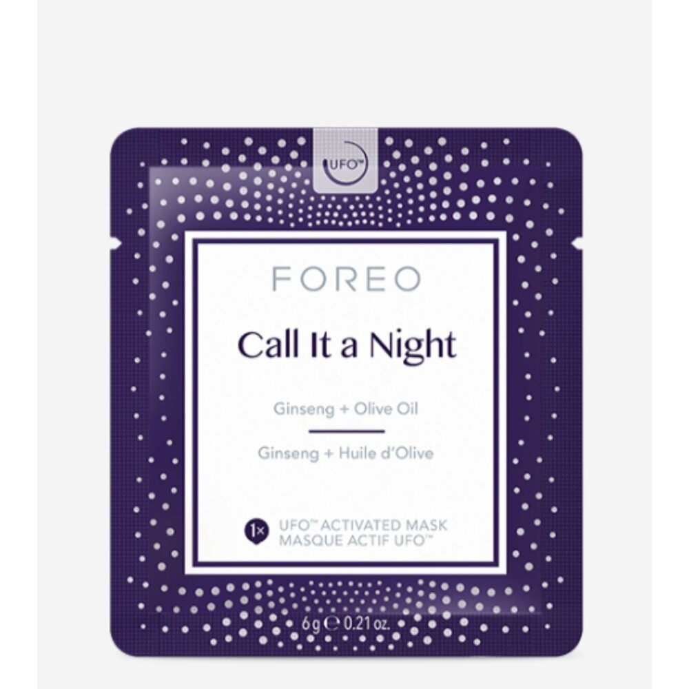 🔥3/$30 NIB FOREO Call it a Night UFO Sheet Masks Set Replenishing Box of 7 - Picture 8 of 9